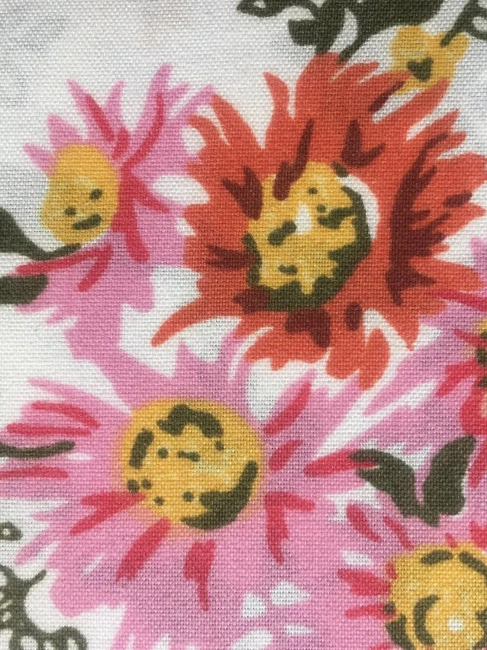 new Set of 8 Wild Sage Pink Garden Floral 100% Cotton 20x20-inch Fabric Napkins